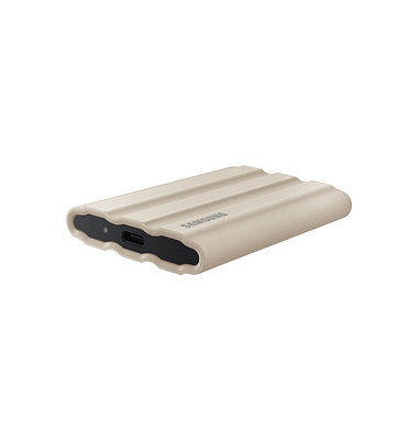 externe Festplatte T7 Shield MU-PE1T0K/EU, beige, 2,5 Zoll (6,35cm), 1 TB, SSD