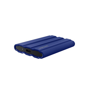 externe Festplatte T7 Shield MU-PE1T0R/EU, blau, 2,5 Zoll (6,35cm), 1 TB, SSD