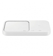 Wireless Charger Duo Induktive Ladestation grau, 15 Watt