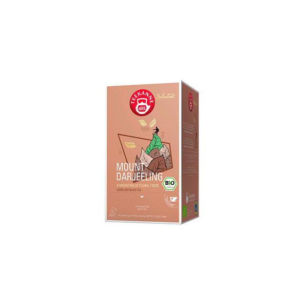 Teekanne Tee Bio Luxury Cup Mount Darjeeling 68447, Schwarzer Tee, Beutel 9001475084473 Teekanne 25 Stück