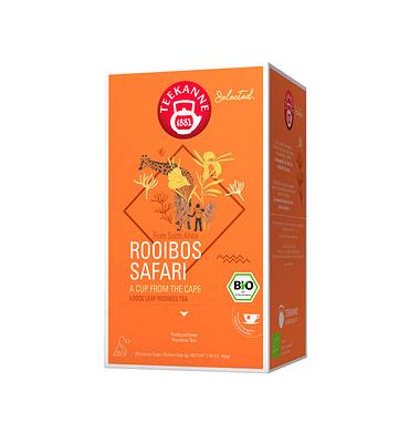 TEEKANNE Bio Luxury Cup Rooibos Safari Bio-Tee 25 Portionen