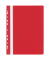 Schnellhefter Multiloch 1704001-04, A4, rot, Polyvinylchlorid (PVC), 80g, Vorderdeckel transparent