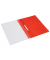 Schnellhefter Multiloch 1704001-04, A4, rot, Polyvinylchlorid (PVC), 80g, Vorderdeckel transparent