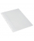 Schnellhefter Multiloch 1704001-09, A4, wei&szlig;, Polyvinylchlorid (PVC), 80g, Vorderdeckel transparent