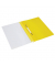 Schnellhefter Multiloch 1704001-11, A4, gelb, Polyvinylchlorid (PVC), 80g, Vorderdeckel transparent