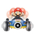 Carrera 2,4GHz Mario Kart™ Mach 8, Mario Ferngesteuertes Auto blau