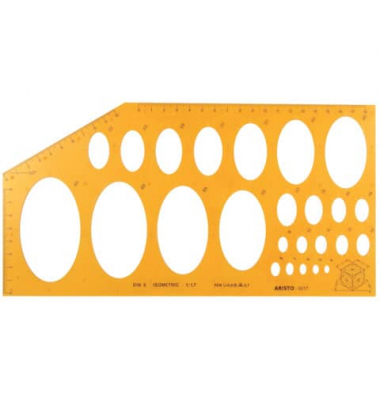 AR5017 ISOMETRIC Ellipsenschablone