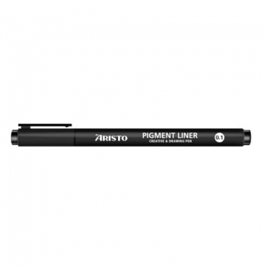Pigmentliner Creative&Draving, AH23501, schwarz (Schreibfarbe: schwarz), 0,1mm