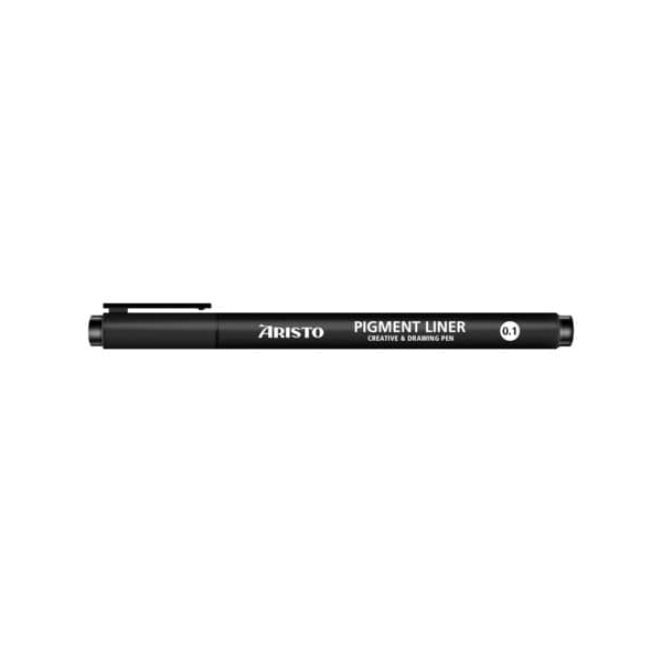 10 Stück Aristo Pigmentliner 0,1mm schwarz 9003182235018 Aristo