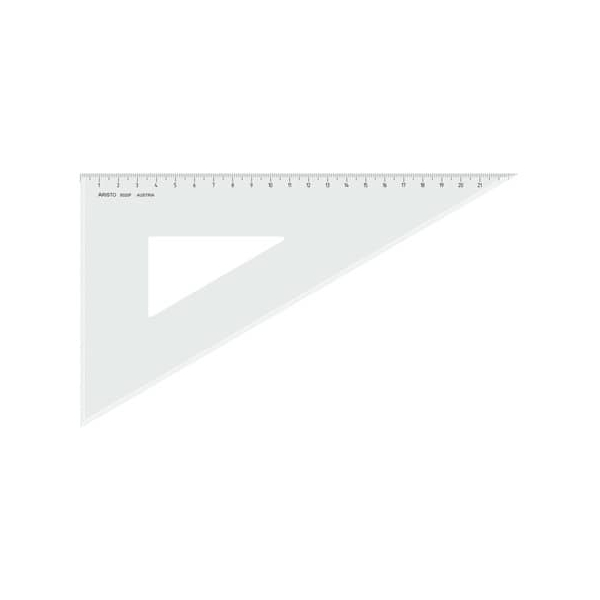 9003182602315 - Dreieck 60 Grad mit Facette Acryl 262mm transparent