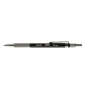 Druckbleistift Fallminenstift FMS 2 mm schwarz mit Minenspitzer, AH82850, schwarz, 2,0mm, HB