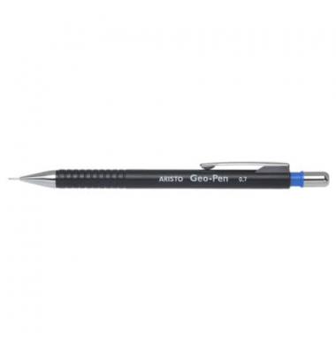 Druckbleistift Feinminenstift Geo-Pen 0.70 schwarz, AH85007, schwarz, 0,7mm, HB