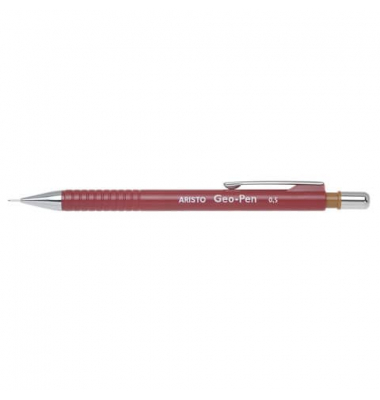 Druckbleistift Feinminenstift Geo-Pen 0.50 weinrot, AH85025, weinrot, 0,5mm, HB