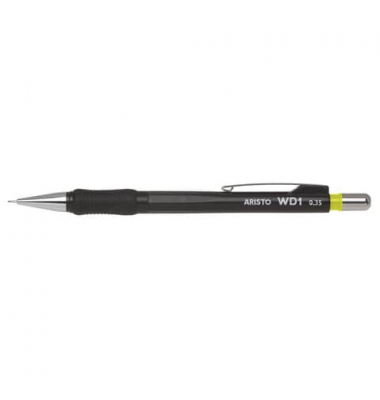 Druckbleistift Feinminenstift WD1 0.35 schwarz, AH85103, schwarz, 0,35mm, HB