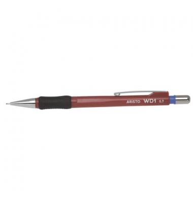 Druckbleistift Feinminenstift WD1 0,70 weinrot, AH85127, Härte HB, 0,7mm, weinrot, mit Radiergummi