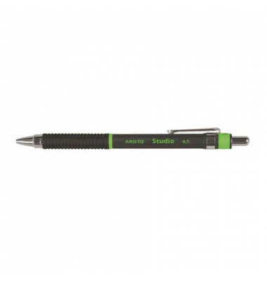 Druckbleistift Feinminenstift Studio 0.70 schwarz, AR85707, schwarz, 0,7mm, HB