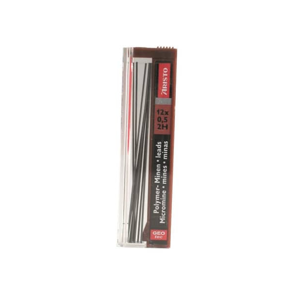 12 Stück Aristo Druckbleistiftminen Feinminen Hi-Polymer 0.5 2H, AH86538 9003182865383 Aristo
