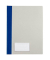 Schnellhefter 281100BL, A4, blau, Polyvinylchlorid (PVC), Vorderdeckel transparent