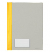 Schnellhefter 281100GE, A4, gelb, Polyvinylchlorid (PVC), Vorderdeckel transparent