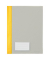 Schnellhefter 281100GE, A4, gelb, Polyvinylchlorid (PVC), Vorderdeckel transparent