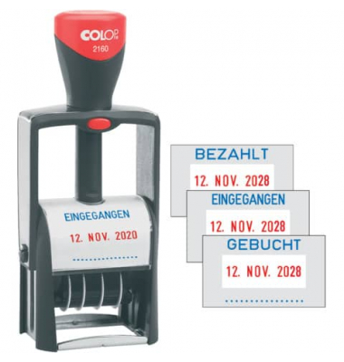 COLOP 2160/RL +6Textplat