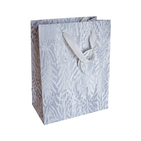 6 Stück PBs Geschenktasche 41292 beflockt, allgemein, Tragegriff Band mit Geschenkanhänger, beflockt, 18cm x 23cm 9004546412922 PBs