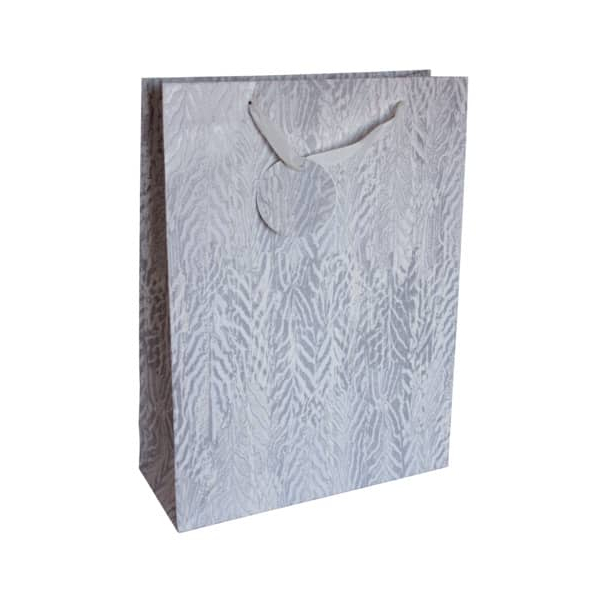 6 Stück PBs Geschenktasche 41294 beflockt, allgemein, Tragegriff Band mit Geschenkanhänger, beflockt, 30cm x 40cm 9004546412946 PBs