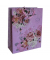 Geschenktasche 41431, allgemein, Schleifenband mit Anhänger, Blume, 26cm x 33cm
