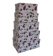 Geschenkkarton Herbst  - 5 tlg., hoch