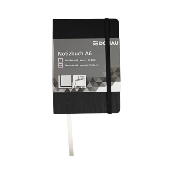 9004546416968 - Notizbuch 1346100-01 schwarz A6 kariert 80g 96 Blatt   192 Seiten 9004546416968 PBs