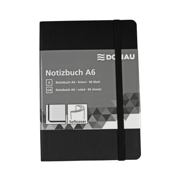 9004546417002 - Notizbuch 1346101-01 schwarz A6 liniert 80g 96 Blatt   192 Seiten 9004546417002 PBs