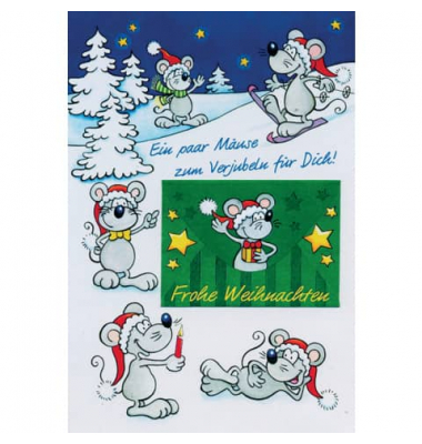 Weihnachtsgeldscheinkarte 22-8162 inkl. Umschlag