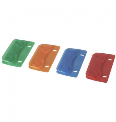 Taschenlocher 4420100-99, farbig sortiert, bis 0,3mm 3 Blatt