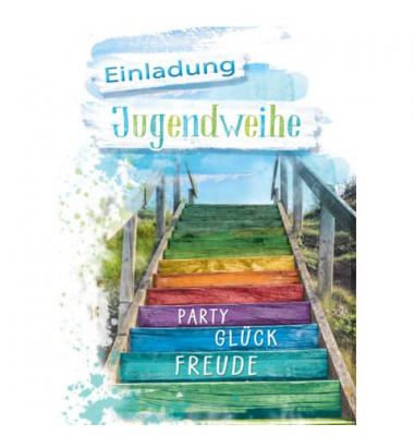 Einladungskarten 17-3763 Treppe