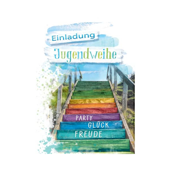 9004546449744 - Einladung Jugendweihe inkl Umschlag 9004546449744 HEAD 17-3763 5 Stü 9004546449744 - Einladung Jugendweihe inkl Umschlag 9004546449744 HEAD 17-3763 5 Stü