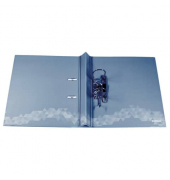 Motivordner FLIP Dreiecke dunkelgrau 330300079, A4 75mm breit