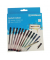 Gelschreiber Metallic, 322227, transparent (Schreibfarbe: 12-farbig sortiert), 1mm, mit Kappe