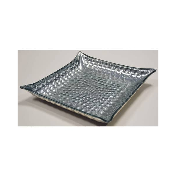 6 Stück PBs Glasteller viereckig silber 9004546484196 PBS