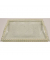 48425 Glasteller rechteckig 28x20,5cm, mit Perlen