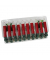 Christbaumkerzen 48463 ohne rot 10,5x1,5cm 