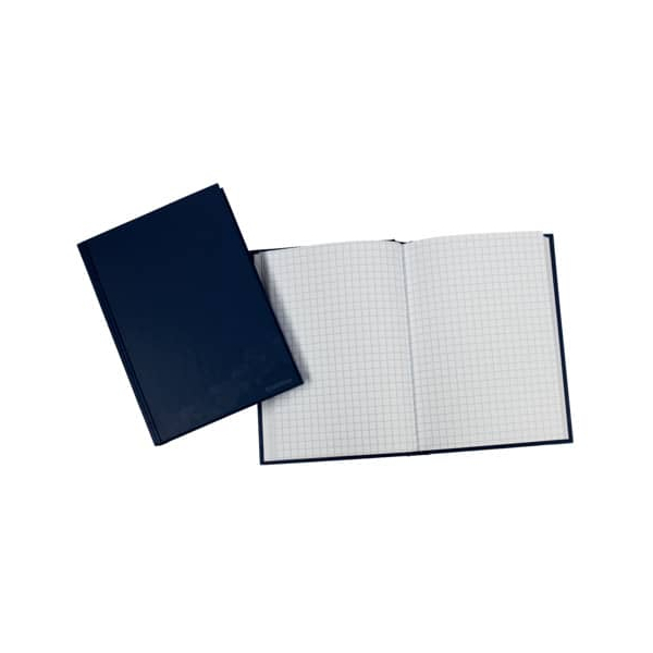 5 Stück PBs Geschäftsbuch 1340009-10, blau, A6, kariert, 70g, 96 Blatt / 192 Seiten 9004546484967 PBs