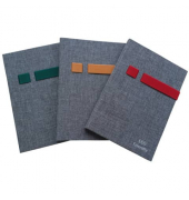 Notizbuch 1350102-99, grau, A5, punktkariert, 70g, 96 Blatt / 192 Seiten