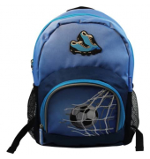 Kinderrucksack 7290842-89, Fu&szlig;ball, mit Rei&szlig;verschluss