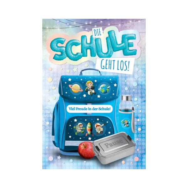 6 Stück PBs Schulanfangskarte  blau 9004546500940 PBs