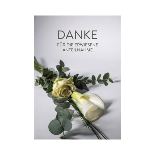 Komma Dankeskarten 62-018 11,5x16,5 cm 115mm x 165mm (BxH) Danke mehrfarbig