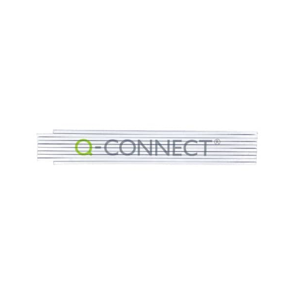PBs Gliedermaßstab - 2 m, weiß, Holz 9004546506027 Q-CONNECT