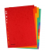 Kartonregister 8671012-99, 12-teilig blanko, A4, 225 g/m², farbige Taben, 12-teilig