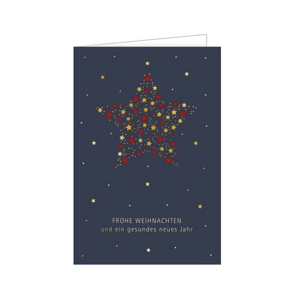 5 x D.T. Weihnachtskarte - inkl. Umschlag.