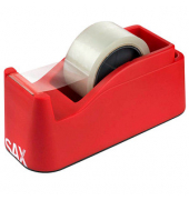 Klebebandabroller 0-729-01, rot/wei&szlig;