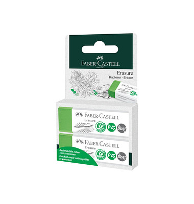 FABER-CASTELL Radiergummis Erasure grün FABER-CASTELL Radiergummis Erasure grün